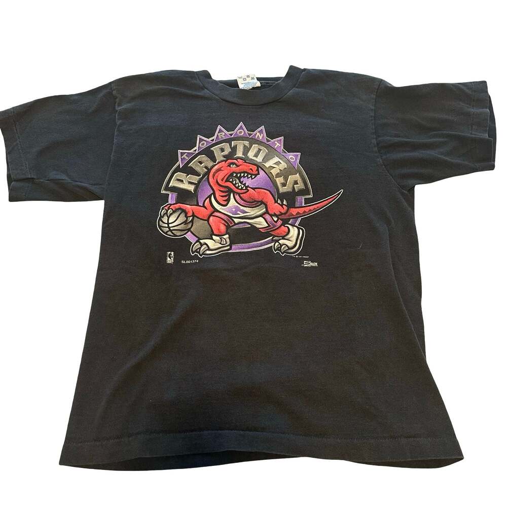 Vintage 1994 Toronto Raptors NBA Salem Sportswear Single Stitch T-Shirt